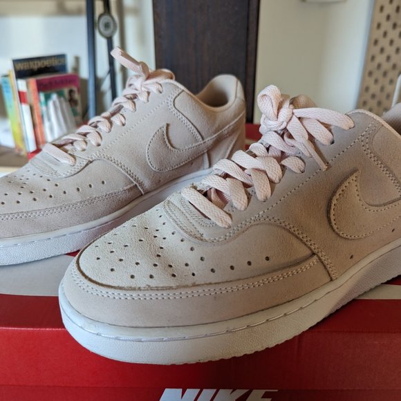 Nike Ebernon Low Pink Suede Monochrom - Picture 8 of 10